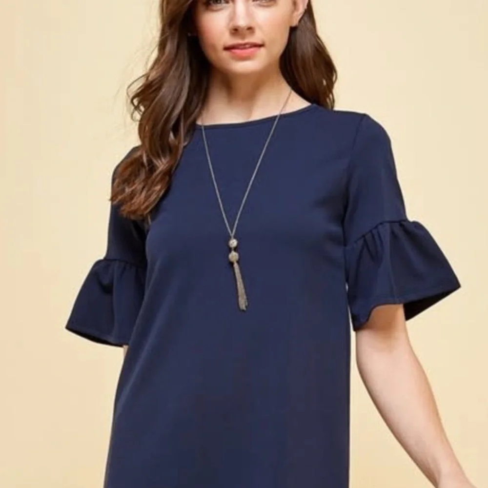 J.Crew Ruffle-sleeve dress